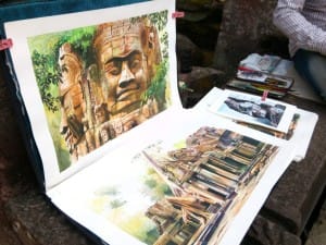 Камбоджа - страна художников