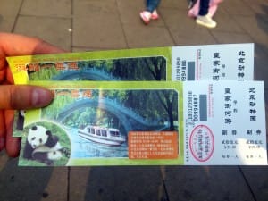 билет в пекинский зоопарк
